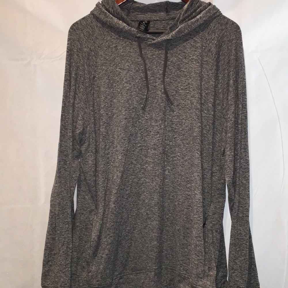 90 Degree By Reflex Men’s Hooded Sweatshirt Running Top With Front Pockets | XL